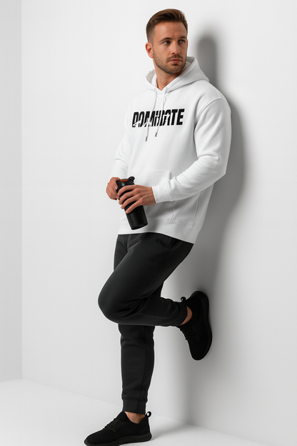 DOMINATE Hoodie – Oversized Gym Hoodie for Men & Women | Streetwear Fit